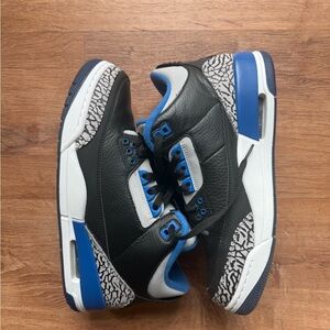 Air Jordan retro 3 - sport blue size 9